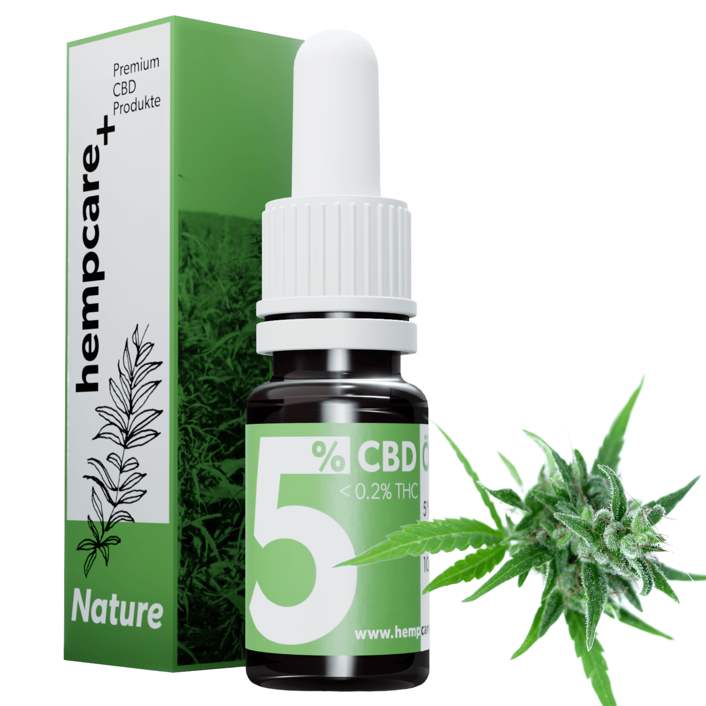 Hempcare Bio-Hanf Vollspektrum Hanfextrakt 5%