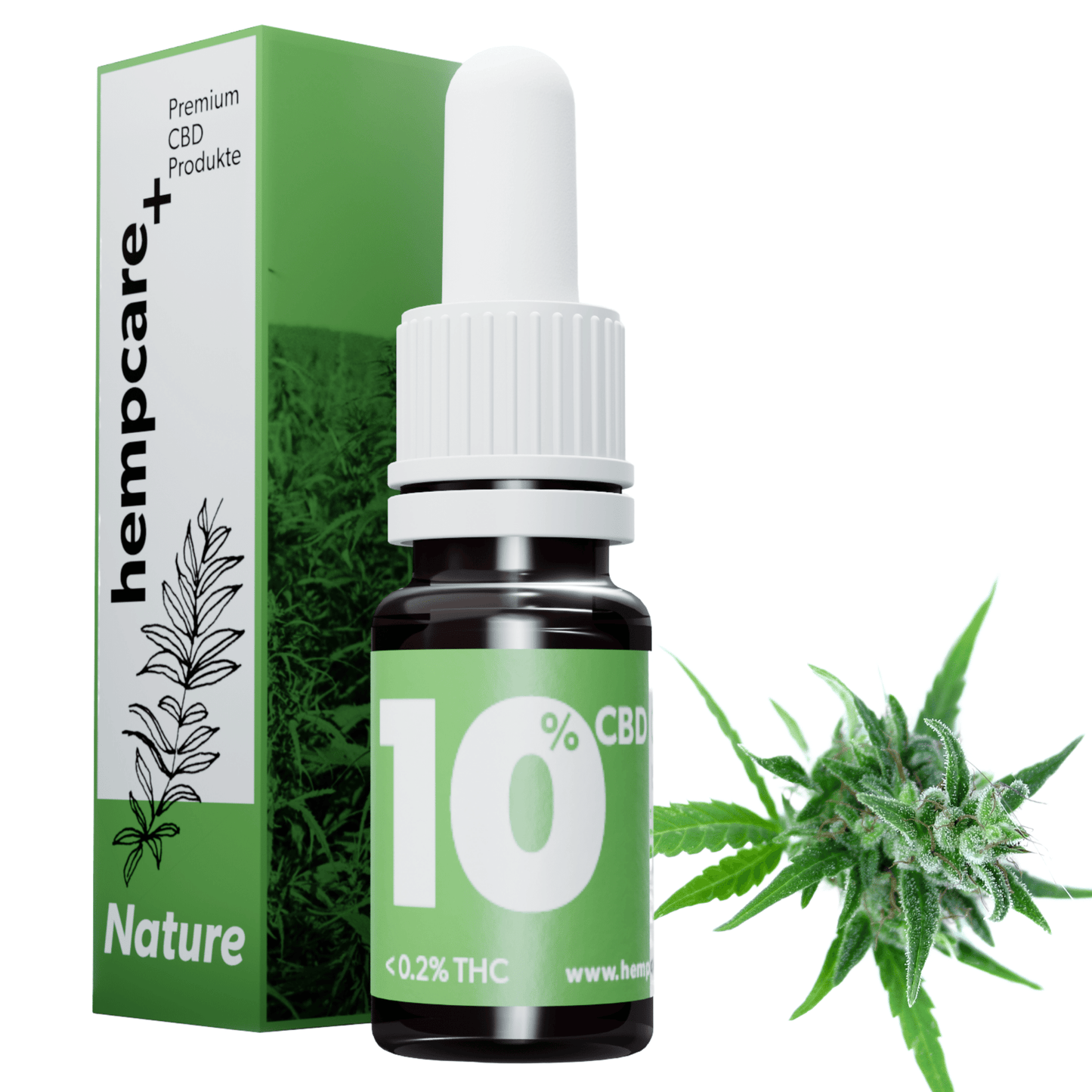 Hempcare Bio-Hanf Vollspektrum Hanfextrakt 10%