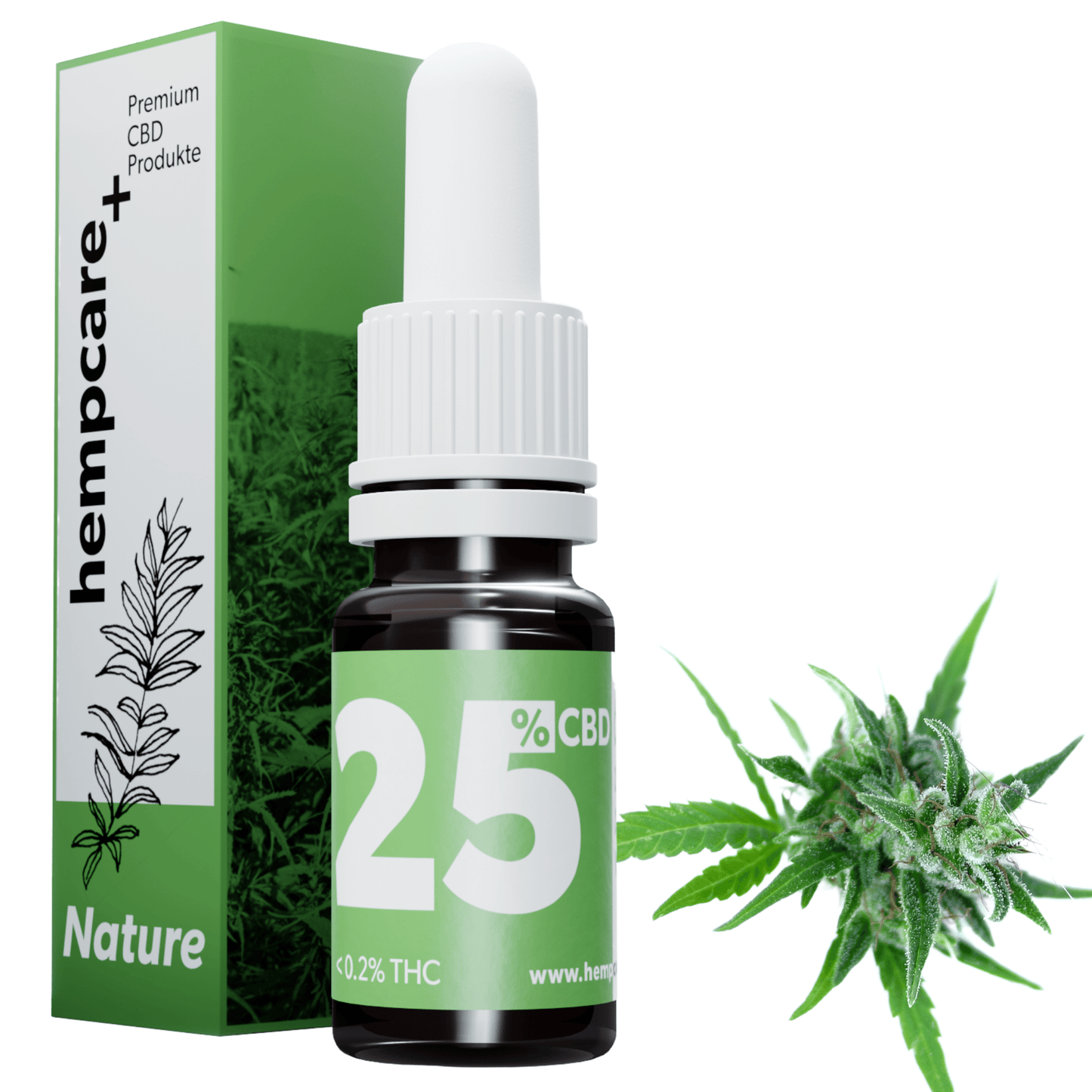 Hempcare Bio-Hanf Vollspektrum Hanfextrakt 25%